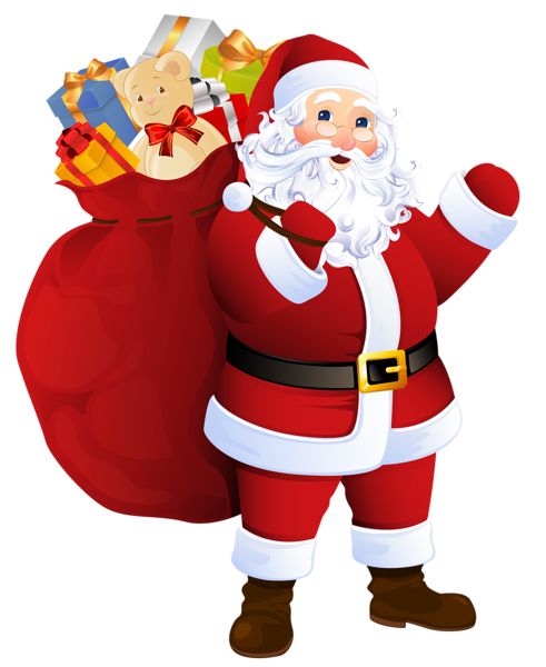 圣诞老人 PNG透明背景免抠图元素 16图库网编号:100960