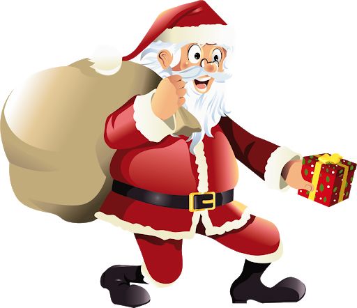 圣诞老人 PNG透明背景免抠图元素 16图库网编号:100979