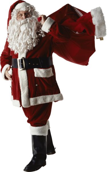 圣诞老人PNG透明背景免抠图元素 16图库网编号:9951
