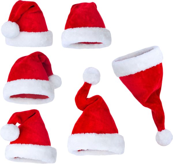 圣诞老人帽子 PNG透明背景免抠图元素 素材中国编号:39301