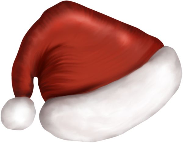 圣诞老人帽子 PNG透明背景免抠图元素 素材中国编号:39313