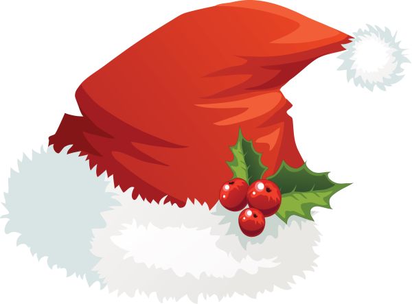 圣诞老人帽子 PNG透明背景免抠图元素 素材中国编号:39303