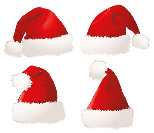 圣诞老人帽子 PNG透明背景免抠图元素 16图库网编号:39332