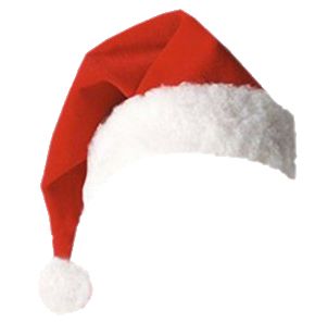 圣诞老人帽子 PNG透明背景免抠图元素 素材中国编号:39304