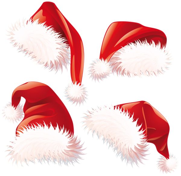 圣诞老人帽子 PNG透明背景免抠图元素 16图库网编号:39348