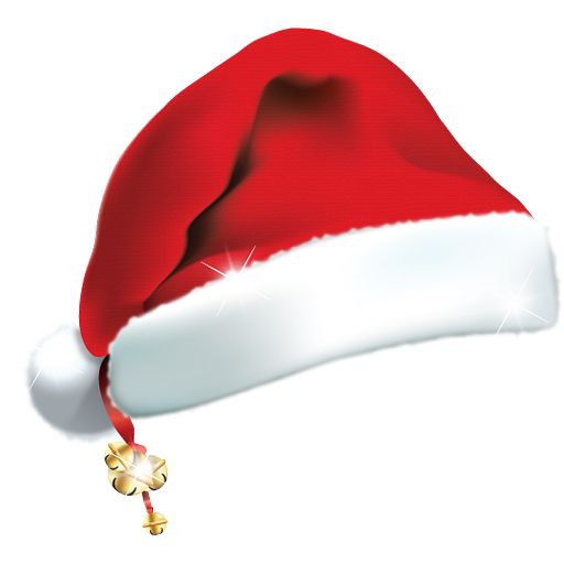 圣诞老人帽子 PNG透明背景免抠图元素 16图库网编号:39357