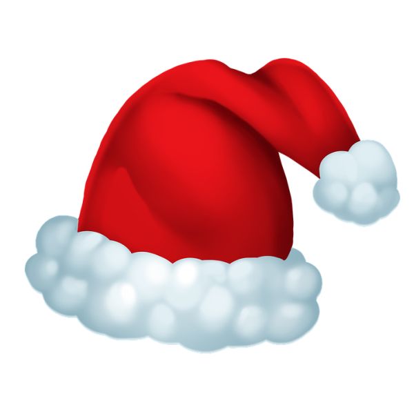 圣诞老人帽子 PNG透明背景免抠图元素 素材中国编号:39386