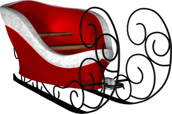 圣诞雪橇 PNG免抠图透明素材 16设计网编号:38689