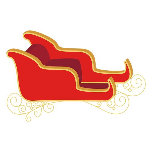 圣诞雪橇 PNG透明背景免抠图元素 素材中国编号:38696