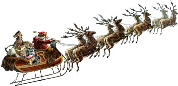 圣诞雪橇 PNG免抠图透明素材 16设