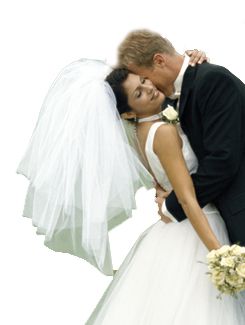 新婚夫妇 PNG免抠图透明素材 素材