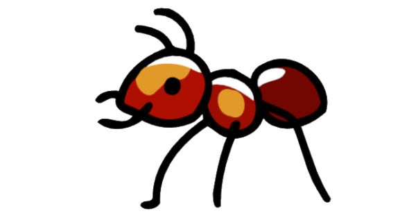 蚂蚁 PNG透明背景免抠图元素 16图库网编号:19360