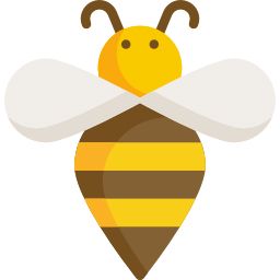 蜜蜂 PNG透明背景免抠图元素 素材中国编号:74681