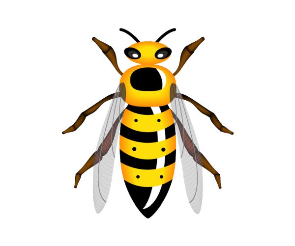 黄蜂 PNG透明背景免抠图元素 16图库网编号:74580