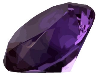 紫色钻石PNG透明背景免抠图元素 素材中国编号:6686