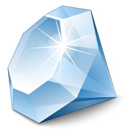 蓝色钻石PNG透明背景免抠图元素 素材中国编号:6694