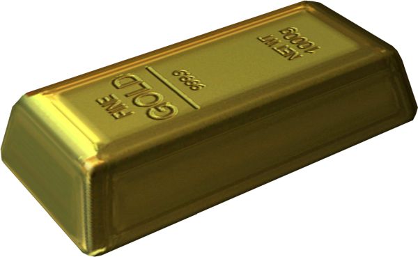 金条 PNG透明元素免抠图素材 16素材网编号:100981