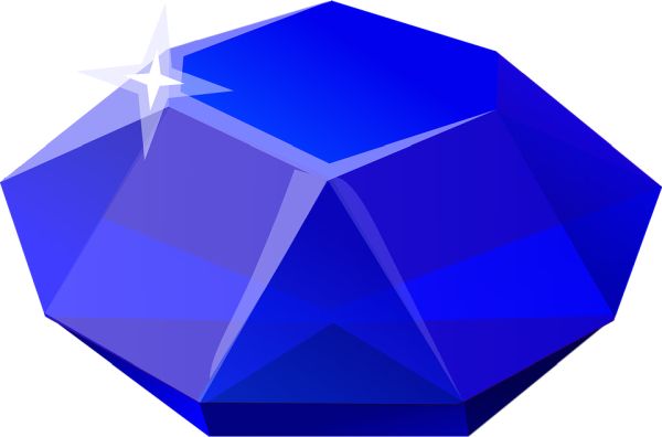 蓝宝石PNG透明背景免抠图元素 16图库网编号:22254