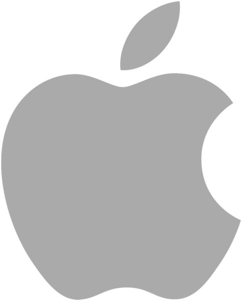 苹果logo PNG透明背景免抠图元素 素材中国编号:19668