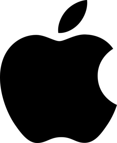 苹果logo PNG透明背景免抠图元素 素材中国编号:19682