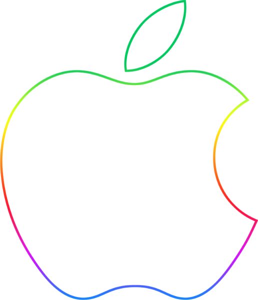 苹果logo PNG透明背景免抠图元素 素材中国编号:19693