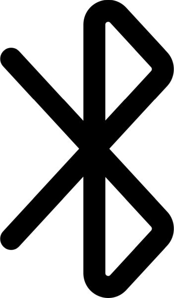 蓝牙logo PNG透明元素免抠图素材 1