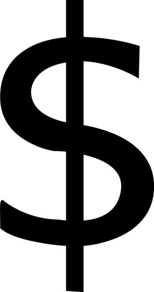 美元符号 PNG免抠图透明素材 16设计网编号:21516