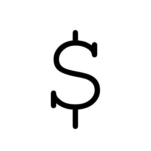 美元符号 PNG透明背景免抠图元素 16图库网编号:21521