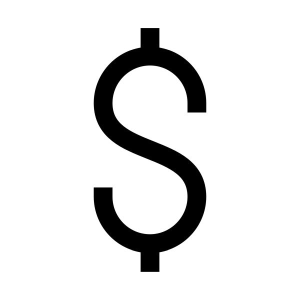 美元符号 PNG免抠图透明素材 16设计网编号:21537