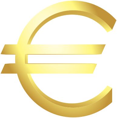 欧元符号 PNG免抠图透明素材 16设计网编号:21556