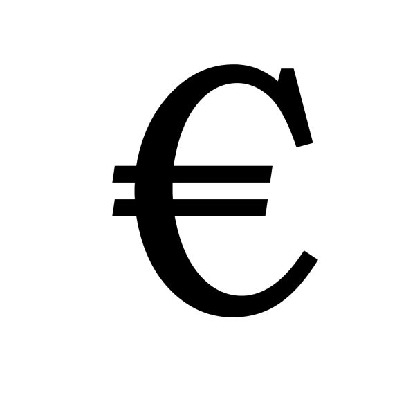 欧元符号 PNG免抠图透明素材 素材