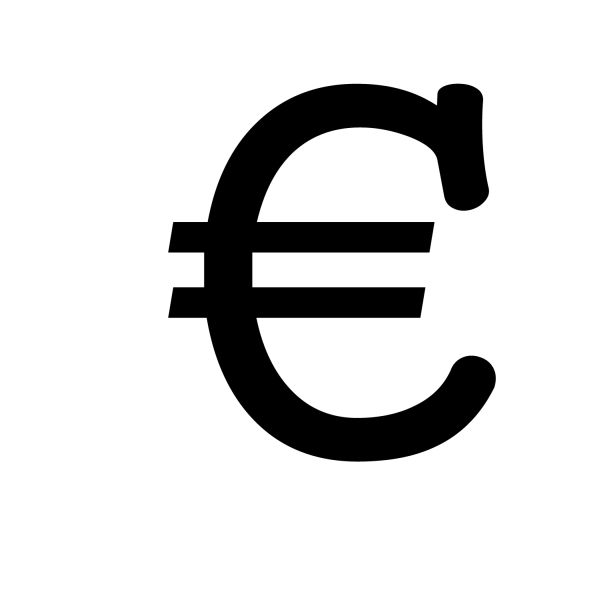 欧元符号 PNG透明背景免抠图元素 1