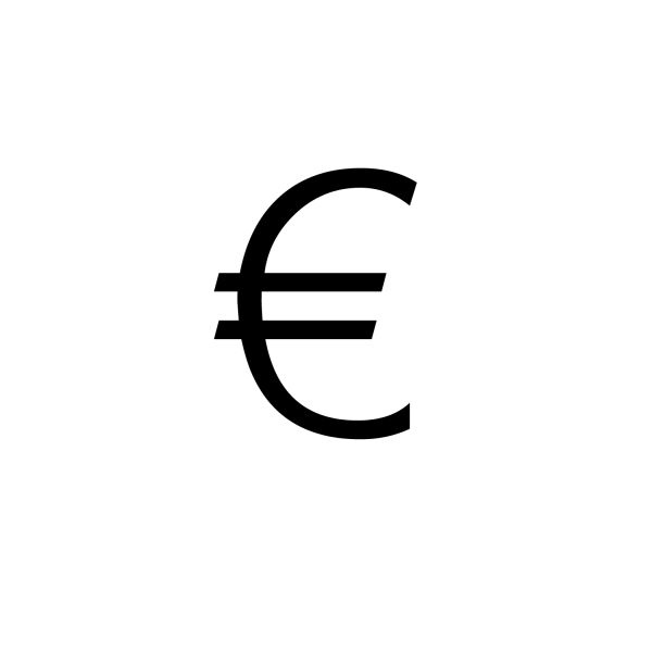 欧元图标 PNG透明背景免抠图元素 1