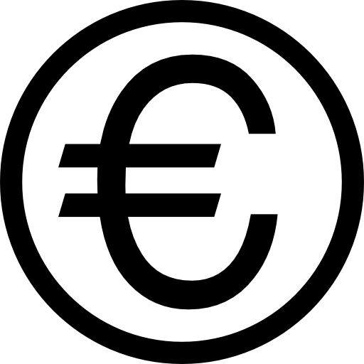 欧元符号 PNG免抠图透明素材 16设计网编号:21546