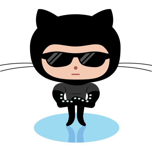 GitHub logo PNG免抠图透明素材 16设计网编号:73367