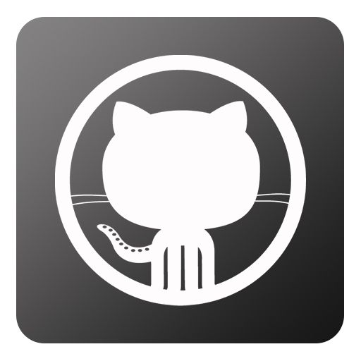 GitHub logo PNG免抠图透明素材 素材中国编号:73383