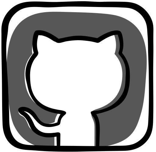 GitHub logo PNG免抠图透明素材 素材中国编号:73425