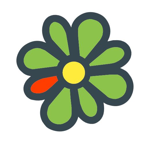 ICQ logo PNG免抠图透明素材 普贤居素材编号:61190