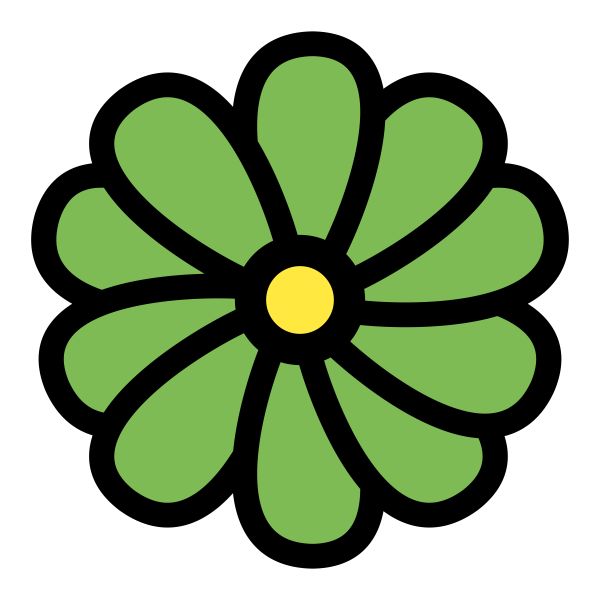 ICQ logo PNG免抠图透明素材 普贤居素材编号:61221