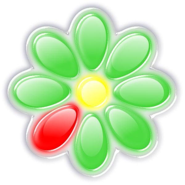 ICQ logo PNG透明元素免抠图素材 16素材网编号:61184