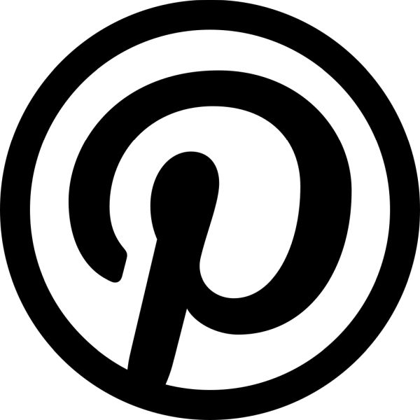 Pinterest logo PNG透明背景免抠图