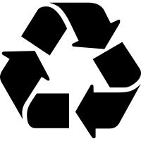 回收黑色logo PNG免抠图透明素材 素材中国编号:21678