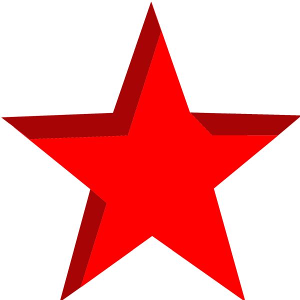 红星PNG透明背景免抠图元素 16图库网编号:26315