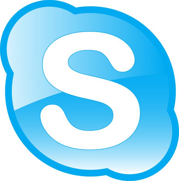 Skype logo PNG免抠图透明素材 普贤居素材编号:20315