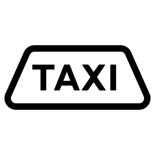 出租车标志 PNG透明背景免抠图元素 素材中国编号:22632