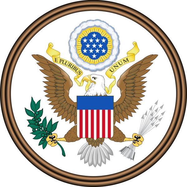 美国国徽 PNG透明背景免抠图元素 16图库网编号:21918