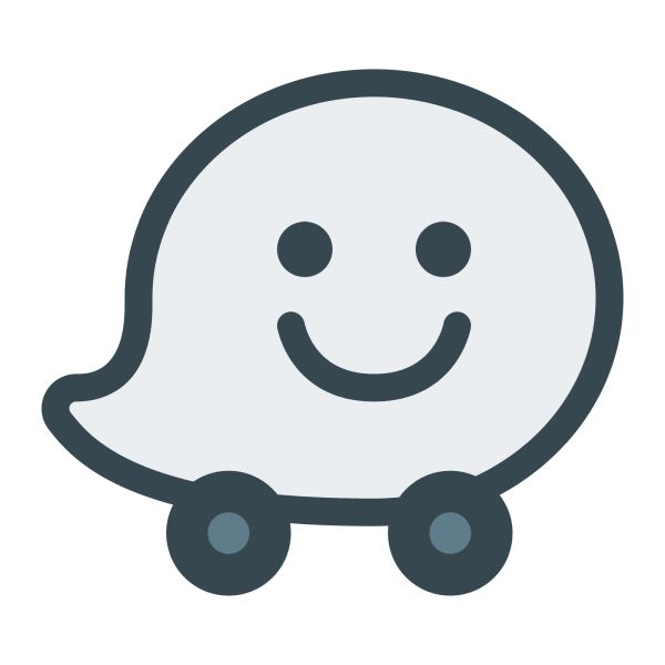 Waze logo PNG透明背景免抠图元素 16图库网编号:59840