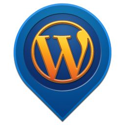 WordPress logo PNG透明背景免抠图元素 16图库网编号:73525
