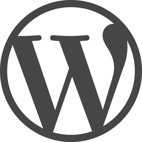 WordPress logo PNG透明背景免抠图元素 16图库网编号:73553