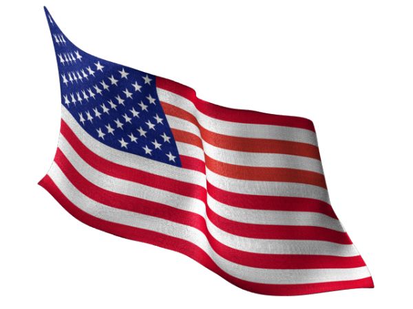 美国国旗 PNG免抠图透明素材 16设计网编号:14583